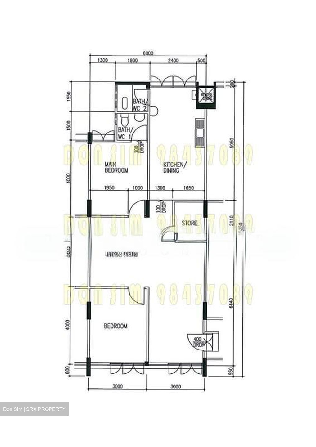 Blk 712 Bedok Reservoir Garden (Bedok), HDB 3 Rooms #576684931